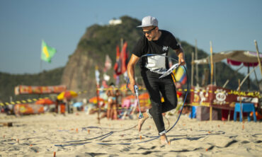 Artist Saype Extends the World’s Largest Human Chain to Rio de Janeiro, 2022